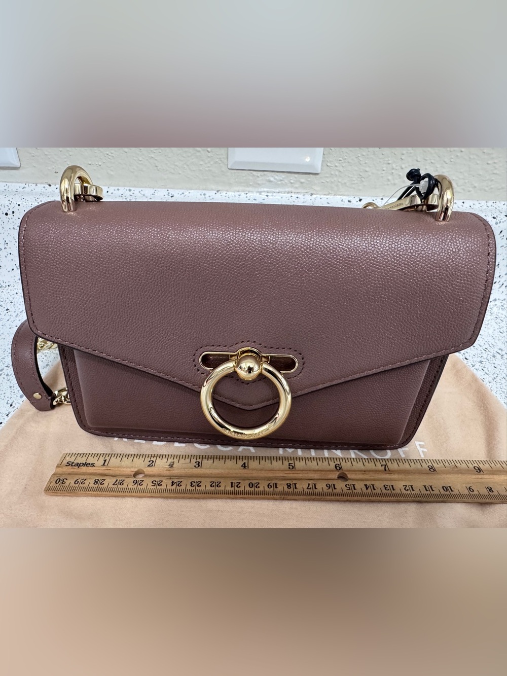 Rebecca Minkoff Jean Xbody Shoulder Bag Mink - Picture 13 of 16
